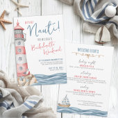 Invitation Bachelorette Nautique Cute Watercolor