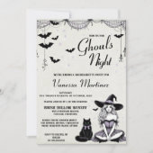 Invitation Bachelorette nocturne de Ghouls (Devant)