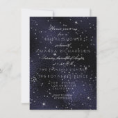 Invitation Bachelorette nuptiale étoile en argent de la Marin (Devant)