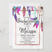 Invitation Bachelorette or Rose Dreamcatcher (Devant)