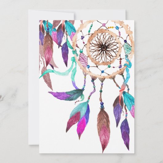 Invitation Bachelorette or Rose Dreamcatcher (Dos)