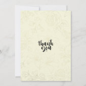 Invitation Bachelorette Parti moderne Golden Rose Bourgogne R (Dos)