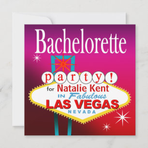 Invitation Bachelorette Party à Las Vegas