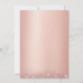 Invitation Bachelorette Party Chic Lips Rose Gold (Dos)