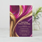 Invitation Bachelorette Party-Dernier Fling avant les anneaux (Debout devant)