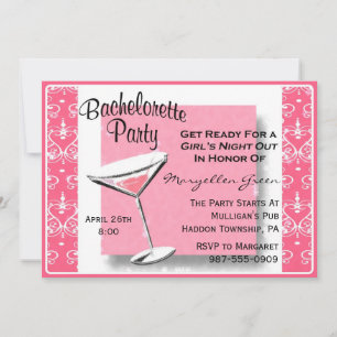 Invitation Bachelorette Party-Facile à Customiser!