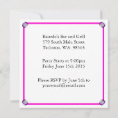 Invitation Bachelorette Party Funky Diva Leopard rose (Dos)