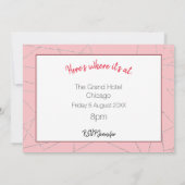 Invitation Bachelorette Party Glamourous Girls Peach Tones (Dos)