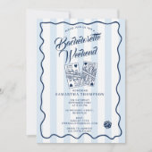 Invitation Bachelorette Party Itinerary Bach Weekend Casino (Devant)