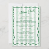 Invitation Bachelorette Party Itinerary Bach Weekend Casino (Dos)