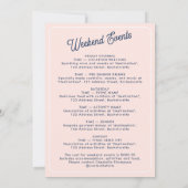 Invitation Bachelorette Party Itinerary Bach Weekend Retro (Dos)