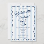 Invitation Bachelorette Party Itinerary Bach Weekend Wine (Devant)