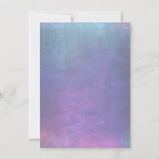 Invitation Bachelorette Party rose Aquatique Pastel Aquarelle (Dos)