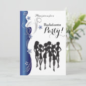 Invitation Bachelorette Party - Sapphire Blue (Debout devant)