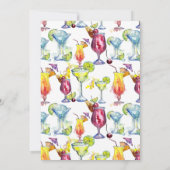 Invitation Bachelorette Party Watercolor Cocktail (Dos)