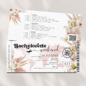 Invitation Bachelorette Party Weekend Boarding Pass