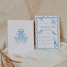 Bachelorette Party Whimsical manuscrit