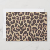 Invitation Bachelorette PartyAttrapons Wild Cheetah (Dos)