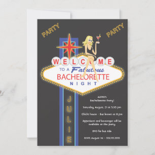 Invitation Bachelorette personnalisée Julie_Girls Night Out