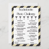 Invitation Bachelorette Photo Challenge Partie (Devant)