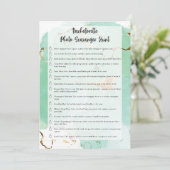 Invitation Bachelorette Photo Scavenger Chasse (Debout devant)