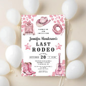 Invitation Bachelorette Rodéo Dernier rose