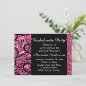 Invitation Bachelorette rose (Debout devant)