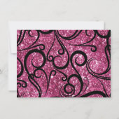 Invitation Bachelorette rose (Dos)