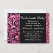 Invitation Bachelorette rose (Devant)