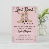Invitation Bachelorette rose Rose de bash Nash (Debout devant)