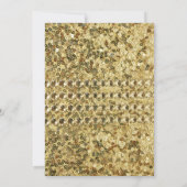 Invitation Bachelorette | Séquences d'or (Dos)