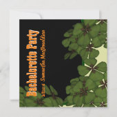 Invitation Bachelorette shamrock irlandaise (Devant)