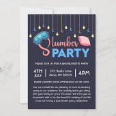 Invitation Bachelorette Sleepover Pajama Party (Devant)