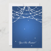 Invitation Bachelorette Sparkstring Bleu (Dos)