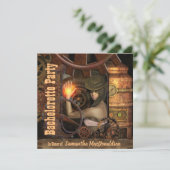 Invitation Bachelorette Steampunk (Debout devant)