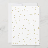 Invitation Bachelorette | Stripes et Confetti (Dos)