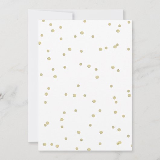 Invitation Bachelorette | Stripes et Confetti (Dos)