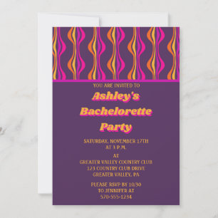 Invitation Bachelorette super Disco