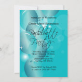 Invitation Bachelorette Turquoise (Dos)