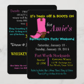 INVITATION BACHELORETTE WEEKEND INVITE DIGITAL DOWNLOAD (Devant / Derrière)