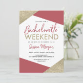 Invitation Bachelorette Weekend Itinéraire Cranberry (Debout devant)