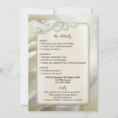 Invitation Bachelorette Weekend Itinéraire QR Code Modèle (Dos)