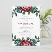 Invitation Bachelorte d'hiver de la Bourgogne et Emerald Peon (Debout devant)