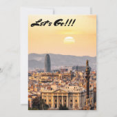 Invitation Bachelorte jaune et rouge (Dos)