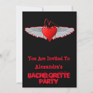 Invitation Bachelortie style rock tatouage Biker
