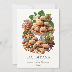 Invitation Baci di Dama – Vintage Italian Dessert