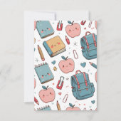 Invitation Back to school (Devant)