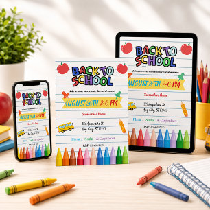 Invitation Back to school party
