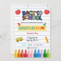 Back to school party
