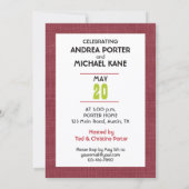 Invitation Backyard BBQ Engagement Party (Dos)